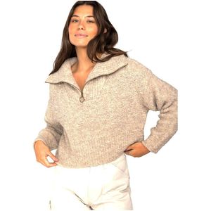 Billabong - Lost Heaven - Trui - Beige - Dames - Relaxed Cropped Fit