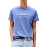 TOMMY JEANS Heren TJM REG DNA TEE EXT DM0DM21978, Blauw, XS, Blauw (zachte saffier), XS
