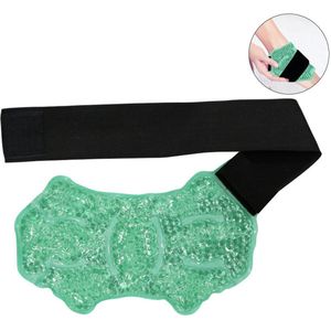 Mmgoqqt - Warmte-Koude Gelzak - Voor Enkel Voet - Herbruikbaar - Lichtgroen - Pijnverlichting Twist Balm