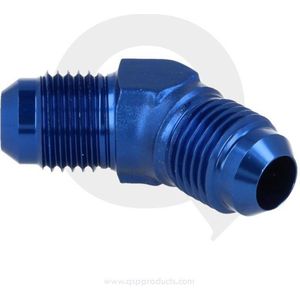 Aluminium adapter male 45° D03