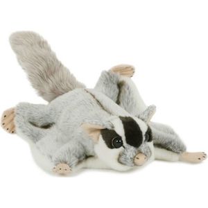 Pluche vliegende eekhoorn knuffel 28 cm speelgoed - Eekhoorns bosdieren knuffels/knuffeldieren/knuffels voor kinderen
