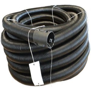 Frankische Kabuflex (50m) | Flexibele wachtbuis met trekdraad en koppelstuk (40mm) | Zwart | Rol
