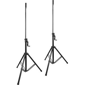 Luidsprekerstandaard - Vonyx LS93 wind-up speakerstandaards 205cm - 70kg (Set van 2)