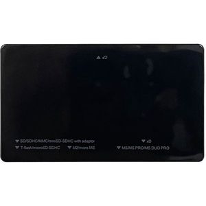 Accsup: kaartlezer 6 in 1 Zwart