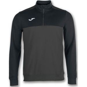 Joma Winner Ziptop Kinderen - Antraciet / Zwart | Maat: 6XS (104)