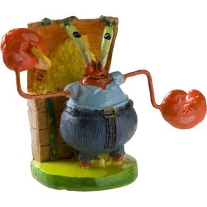 Ornament Spongebob - Meneer Krabs - 5x5x3,2 CM - Blauw