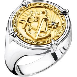Thomas Sabo - Unisex Ring - Geel Goud - Zilver - Zirconia - TR2246-849