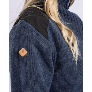 Pinewood Hurricane Sweater - Women - Dark Navy Melange