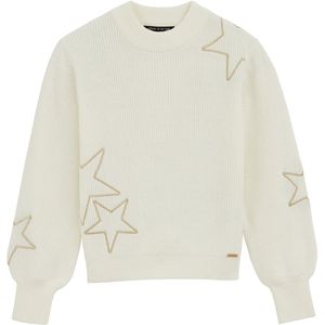 WE Fashion - Regular Fit - Trui - Met Borduursels