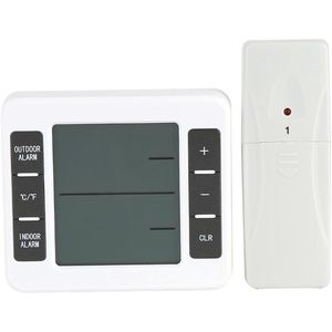 Digitale Thermometer - Temperatuur Sensor - Draadloos - Met Geluid Alarm