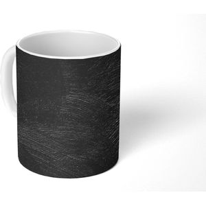 Mok - Koffiemok - Beton - Zwart - Industrieel - Mokken - 350 ML - Beker - Koffiemokken - Theemok