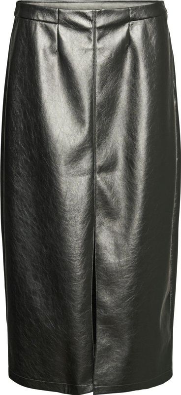 VERO MODA - VMCAMILLA COATED MIDI SKIRT - Kokerrok