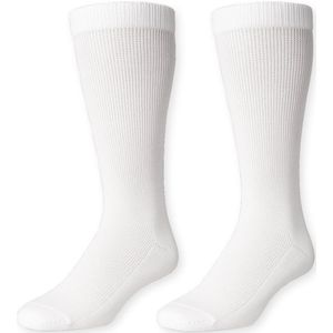 Compressiesokken Neuropathie – 6 Paar – Steunkousen tegen Pijnlijke Voeten & Benen – Unisex – Maat 37-48 - Wit