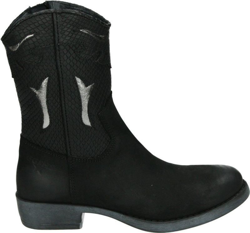 Giga Shoes - G4497 - MeisjesLaarzenKinderlaarsjes - Kleur: Zwart - Maat: 28