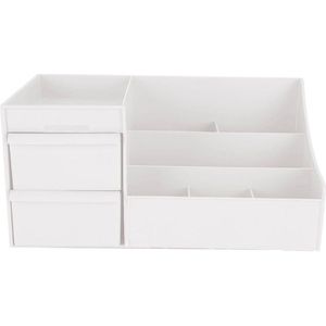 Opbergdoos - Make-up opbergdoos - Opbergdoos - Huidverzorging opbergdoos - Make-up doos - Wit