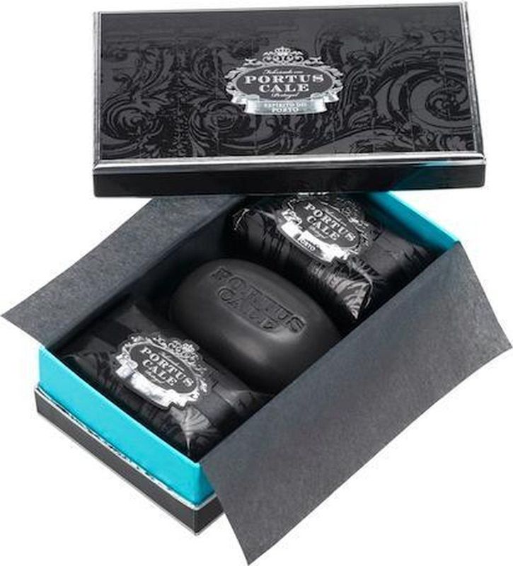 Portus Cale - Black Edition - Zeepset - 3 x 150 gr - Voor Mannen