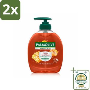 Palmolive - Hygiëne Plus Family - Handzeep Met Pomp - Voor het Hele Gezin - 300 ml - Voordeelverpakking - 2 stuks - Gezin - Hygiëne