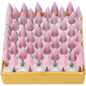 Slijpen Bits - Rotary Tool Kit 50 Stuks Hoge Hardheid Chroom Korund .