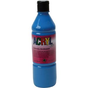 Acrylverf - Primair Blauw - Acryl - 500ml