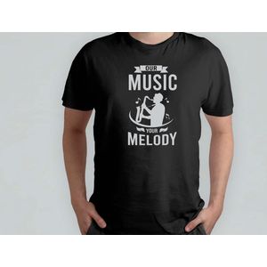 Our Music Your Melody - T Shirt - MusicLovers - MusicVibes - Rock - FeelTheBeat - MuziekLiefhebbers - MuziekVibes - VoelDeBeat - StemAf
