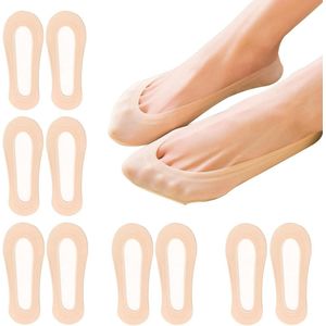 Laag Uitgesneden Antislip Boot Ultra Sokken voor Dames - Hoge Hakken, Bootschoenen, Sneakers, Instappers - Maat 3-55