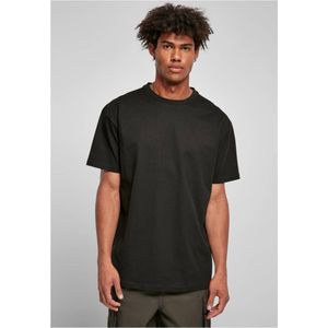 Urban Classics - Recycled Curved Shoulder Heren T-shirt - XS - Zwart