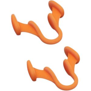 Snurkbeugel - Neusdiffusor - Anti-Snurk Neusdilatator - 76% Meer Lucht - Vrije Neusademhaling - Beter Slapen en Uitgerust Wakker Worden - Maandenlang Herbruikbaar - Inclusief Opbergdoosje - 2 Stuks Medium Oranje