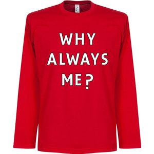 Why Always Me? Longsleeve Balotelli T-Shirt - M
