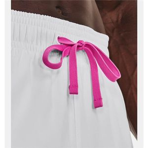 Basketbalbroek voor heren Under Armour Baselin Wit