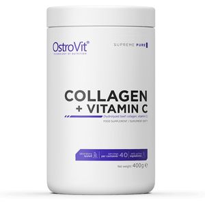 Collageen - OstroVit Collageen + Vitamine C 400 g - 400g Neutraal
