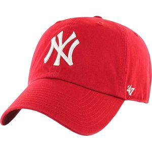 47 Brand New York Yankees MLB Clean Up Cap B-RGW17GWS-RD, Mannen, Zwart, Pet, maat: One size
