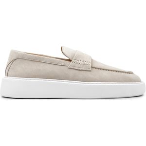 Dutch'D ® Loafer - Instapper - Zand Beige - Luxe - Sportief - Suede leer - Atmos Era- Maat 39