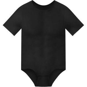 Heren ABDL Body Romper - Korte Mouwen Pyjama Bodysuit
