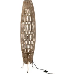 J-Line staanlamp Gewoven - jute - beige - large