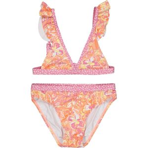 Meisjes bikini - Bibine - AOP bloemen wit