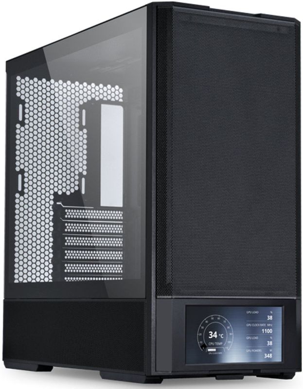 Lian Li - LANCOOL 207 Digital - Midi Tower Behuizing - Zwart - Materiaal Aluminium
