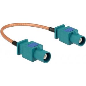 Fakra Z - Antenne Kabel - Transparant - RG316 - 50 Ohm - 0,15 Meter