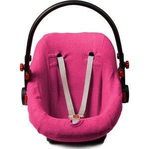 Briljant Baby - Autostoelhoes 0+ -Badstof – Zomerhoes - Groep 0 - Fuchsia