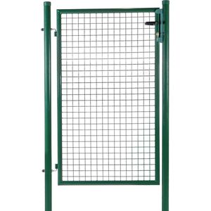 Tuinpoort - Staal - 1x1m - Maaswijdte 50x50mm - Groen