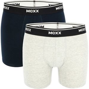 Mexx Boxershorts 2-pack Donkerblauw/grijs - Maat M