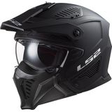 LS2 Helm Drifter Solid OF606 mat zwart maat XL