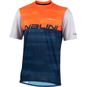 Nalini Heren Fietsshirt korte mouwen - MTB shirt Blauw - NEW MTB SHIRT Deep blue - XXL