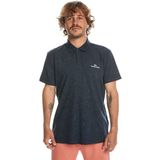 Quiksilver - Stretch - Poloshirt - Blauw - Korte Mouwen