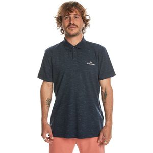 Quiksilver - Stretch - Poloshirt - Blauw - Korte Mouwen