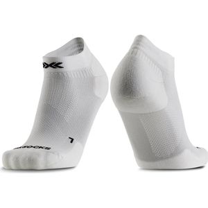 X-SOCKS Core Sport Light Low-Cut - O-ring compressieondersteuning voor betere prestaties - Ideaal voor hardlopen, fietsen & fitness - Wit/Zwart, 39-41