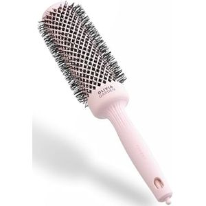 Professionele Rondborstel voor Snellere Föhnresultaten - Pastelroze - 45 mm Keramische Borstel met Lange Cilinder
