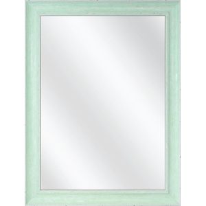 Spiegel met Lijst - Pastel Groen - 51 x 51 cm - Sierlijk