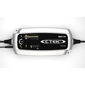 CTEK acculader MXS10 12V / voor 1.2 tot 300Ah 12 volt accu's / Inclusief accessoires