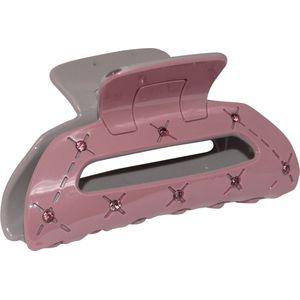 Jessidress® Haarklem Dames Haarkam Stevige Haarclip Haarklemmen - Roze