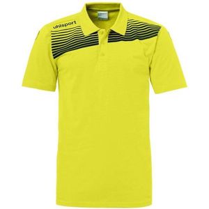 Uhlsport Liga 2.0 Polo Shirt Limoen Geel-Zwart Maat XL